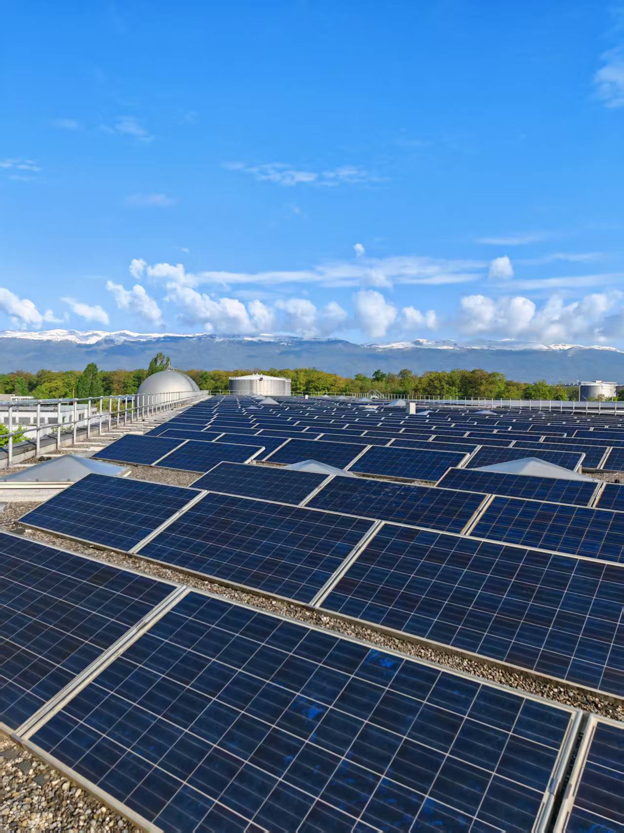 瑞士日內瓦市區，光伏站監測